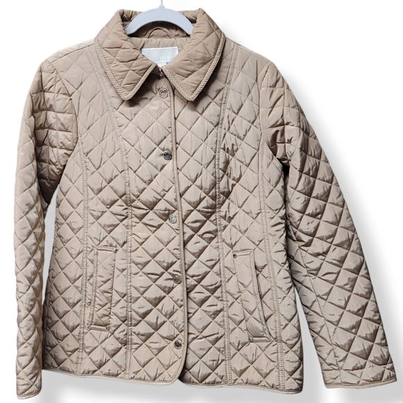 MICHAEL Michael Kors Quilted Tan Jacket, Medium - Picture 1 of 8